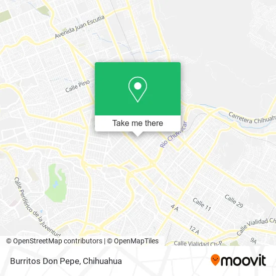 Mapa de Burritos Don Pepe