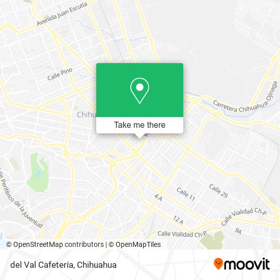 del Val Cafetería map