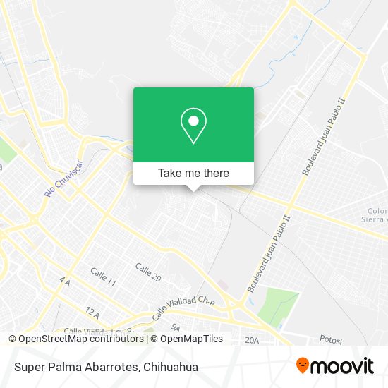 Super Palma Abarrotes map