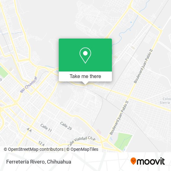 Mapa de Ferretería Rivero