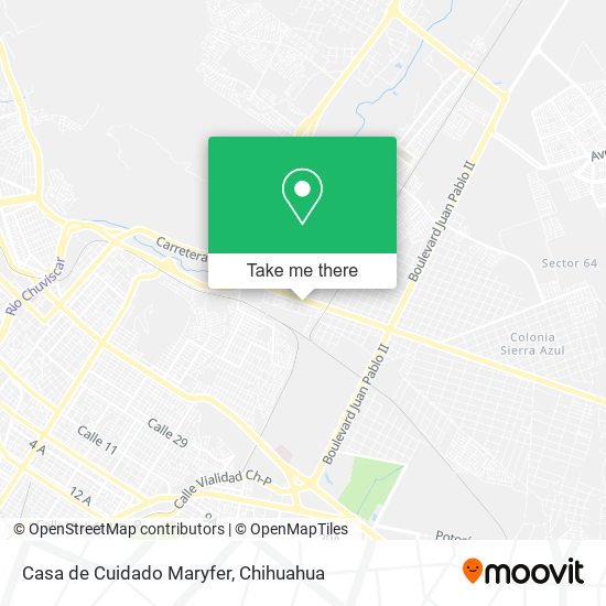 Mapa de Casa de Cuidado Maryfer