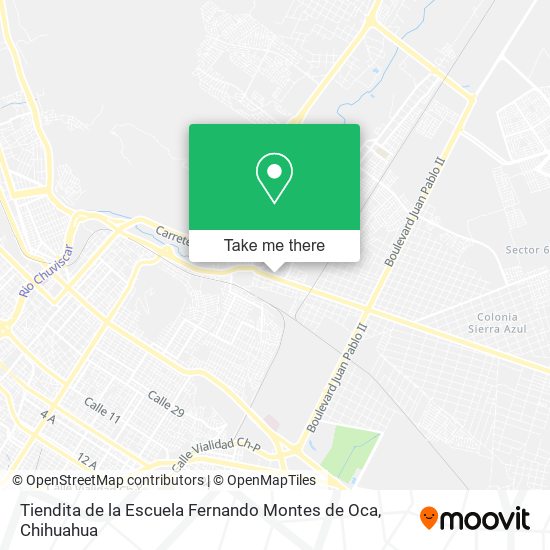 Tiendita de la Escuela Fernando Montes de Oca map