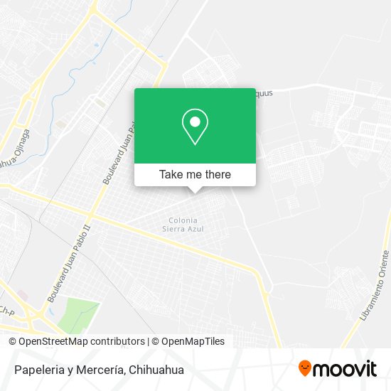 Papeleria y Mercería map