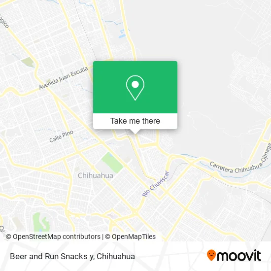 Beer and Run Snacks y map