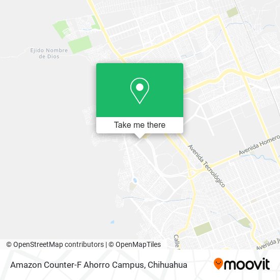 Amazon Counter-F Ahorro Campus map
