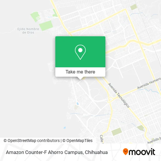 Amazon Counter-F Ahorro Campus map
