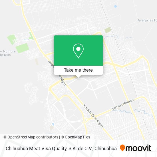 Chihuahua Meat Visa Quality, S.A. de C.V. map