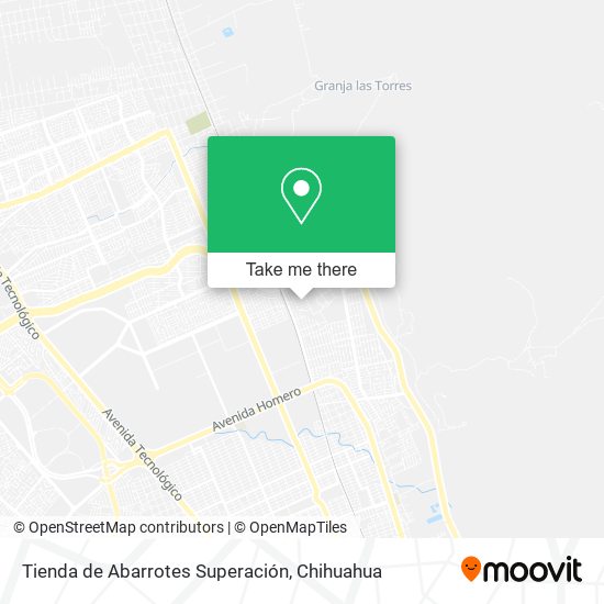 Tienda de Abarrotes Superación map