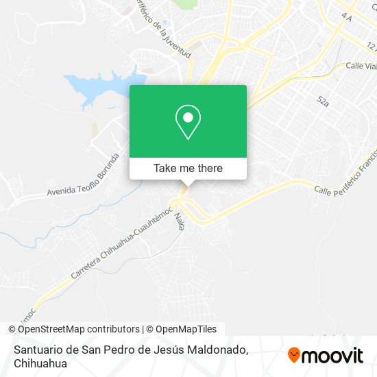Santuario de San Pedro de Jesús Maldonado map
