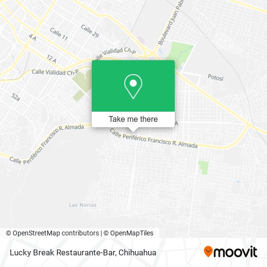 Mapa de Lucky Break Restaurante-Bar