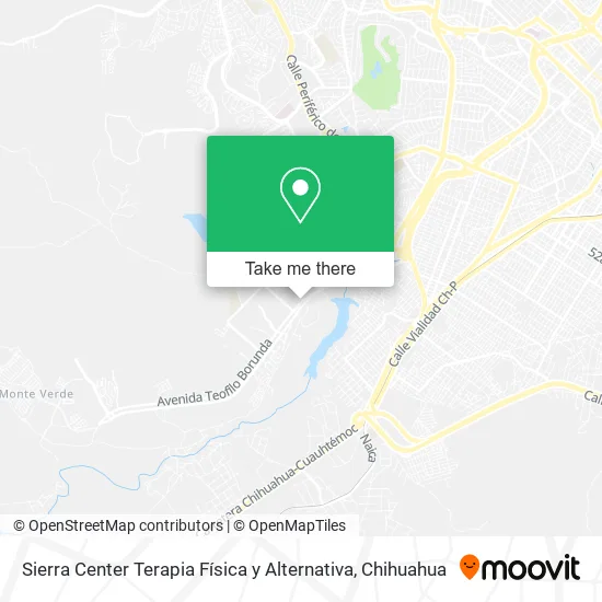 Sierra Center Terapia Física y Alternativa map