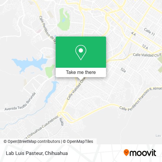 Mapa de Lab Luis Pasteur