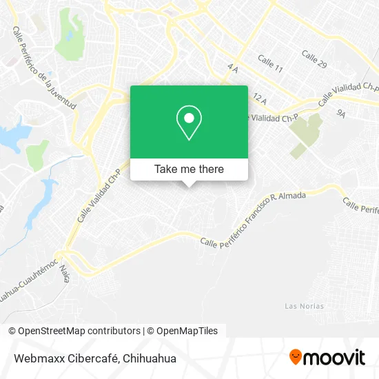 Webmaxx Cibercafé map