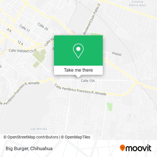 Mapa de Big Burger