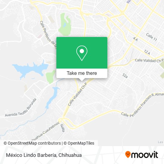 México Lindo Barbería map