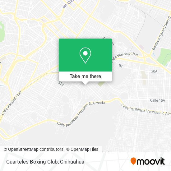 Mapa de Cuarteles Boxing Club