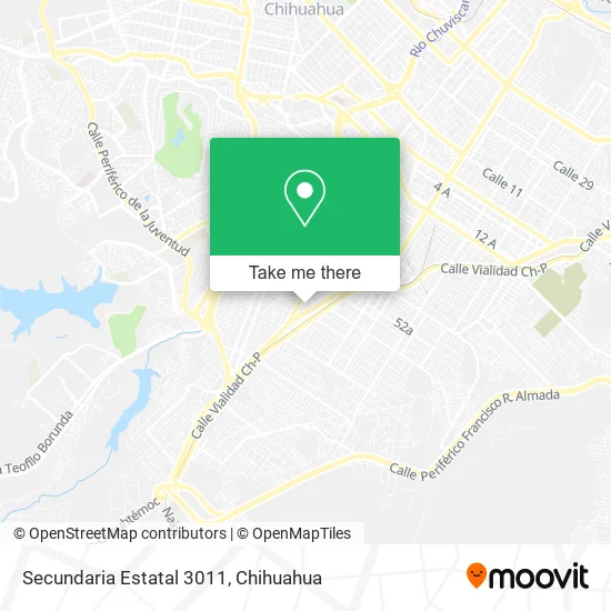 Mapa de Secundaria Estatal 3011