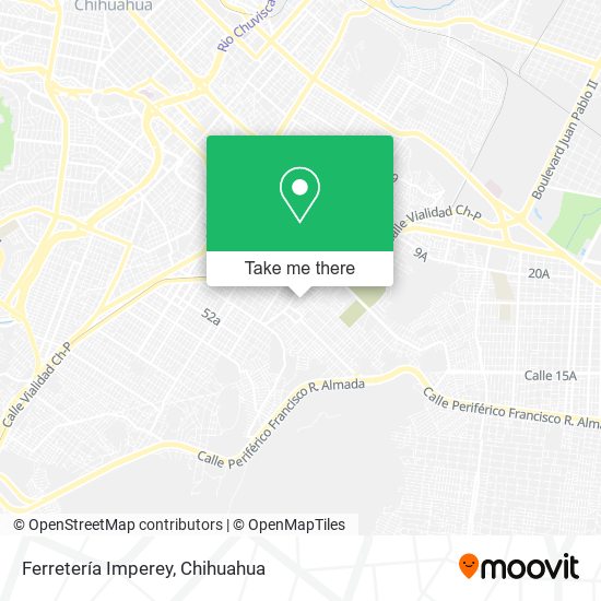 Mapa de Ferretería Imperey