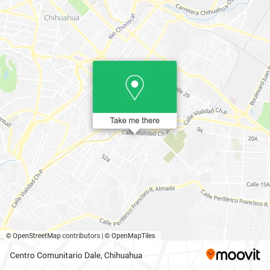 Mapa de Centro Comunitario Dale