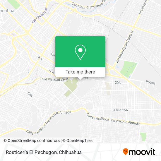 Rosticería El Pechugon map