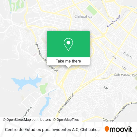 Centro de Estudios para Invidentes A.C map