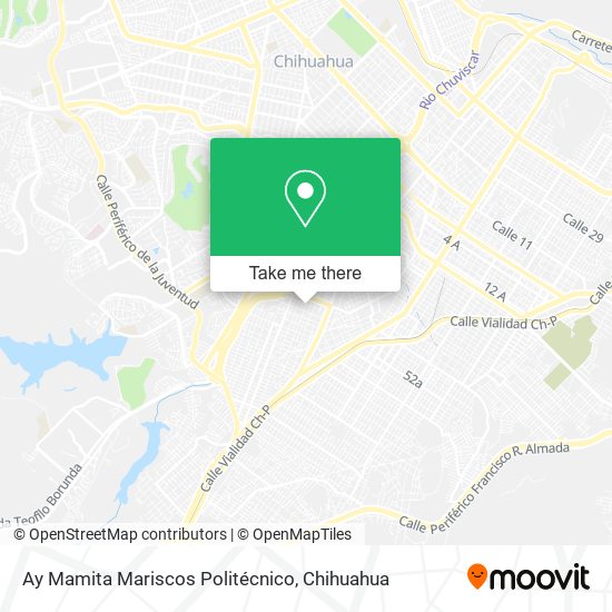 Mapa de Ay Mamita Mariscos Politécnico