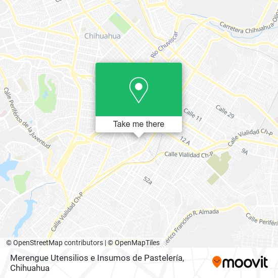 Merengue Utensilios e Insumos de Pastelería map
