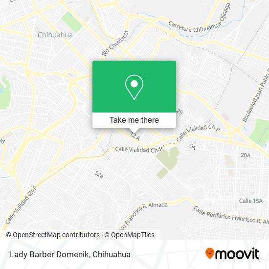 Lady Barber Domenik map
