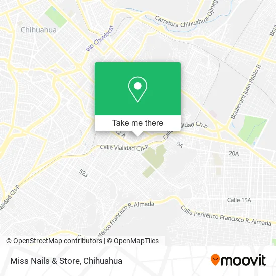 Miss Nails & Store map
