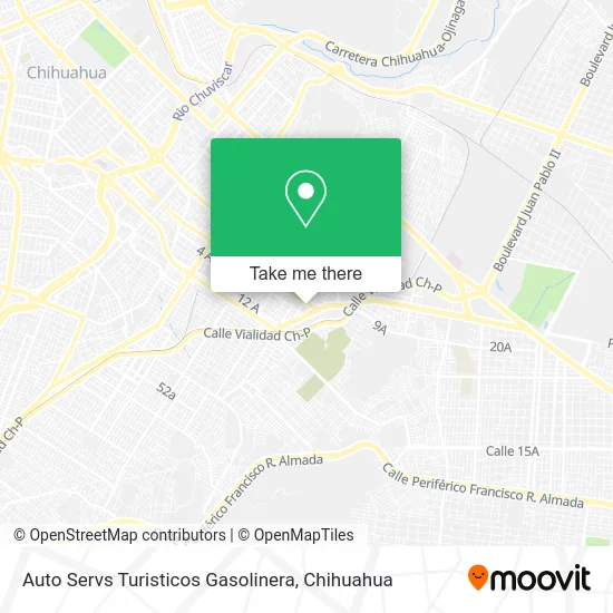 Auto Servs Turisticos Gasolinera map