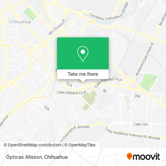 Ópticas Alisson map