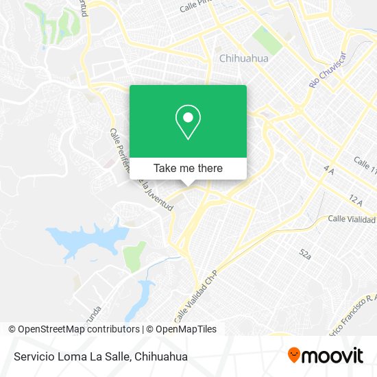 Servicio Loma La Salle map