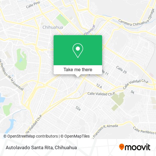 Autolavado Santa Rita map