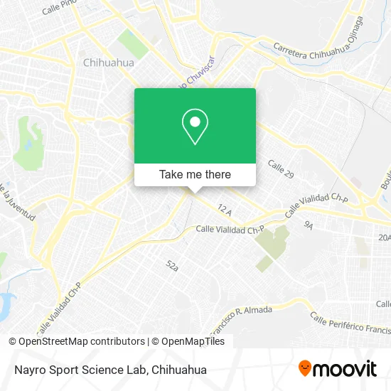 Nayro Sport Science Lab map