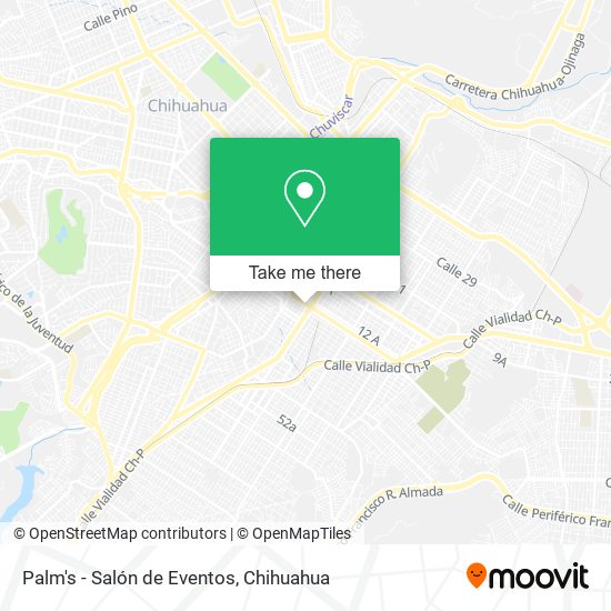 Palm's - Salón de Eventos map
