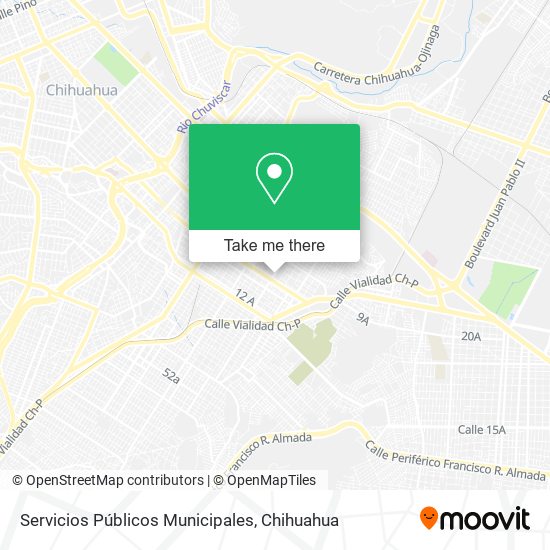 Servicios Públicos Municipales map