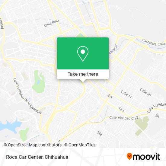 Roca Car Center map