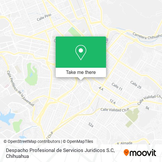 Despacho Profesional de Servicios Juridicos S.C map