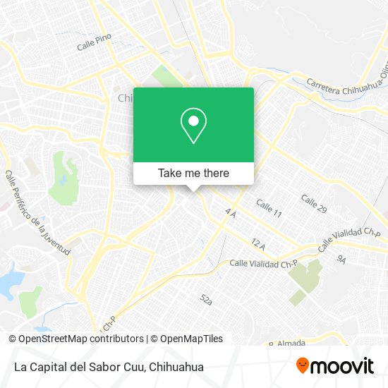 Mapa de La Capital del Sabor Cuu