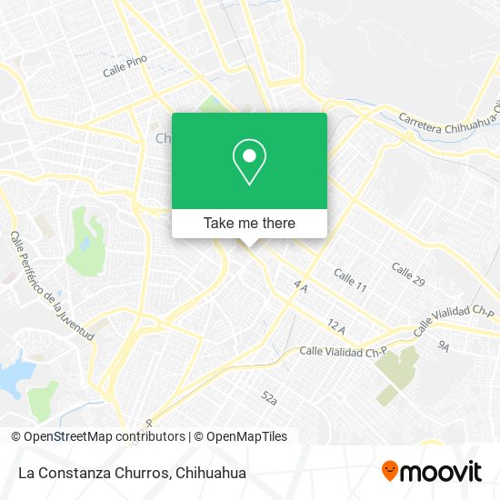 La Constanza Churros map