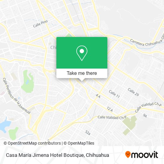 Casa María Jimena Hotel Boutique map