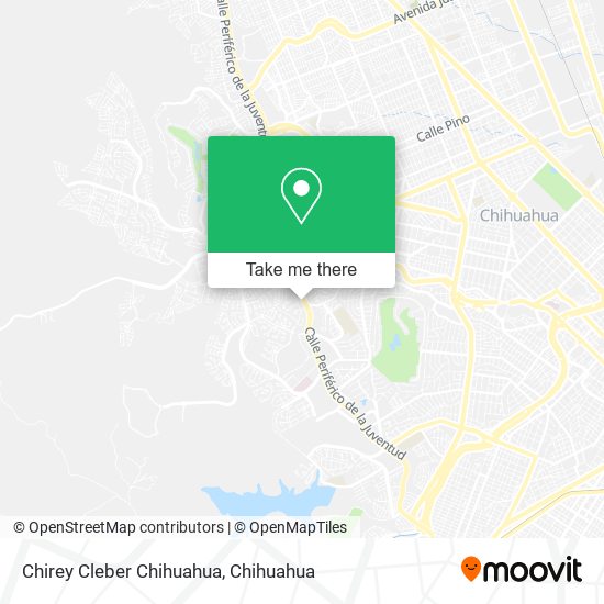 Chirey Cleber Chihuahua map