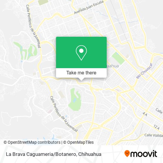 La Brava Caguameria/Botanero map