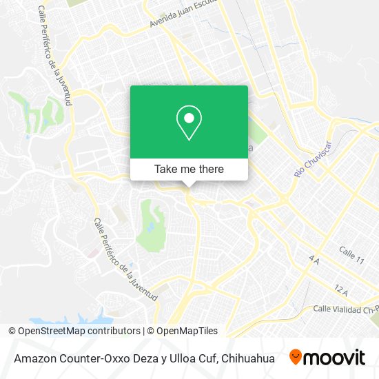 Amazon Counter-Oxxo Deza y Ulloa Cuf map