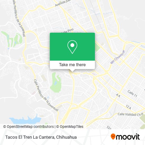 Tacos El Tren La Cantera map