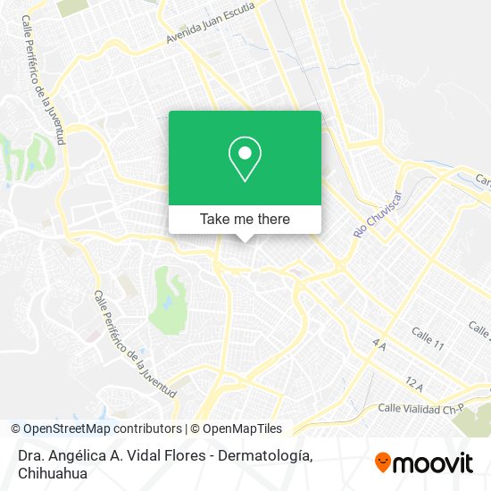 Mapa de Dra. Angélica A. Vidal Flores - Dermatología