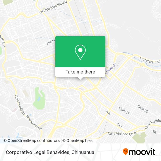 Mapa de Corporativo Legal Benavides