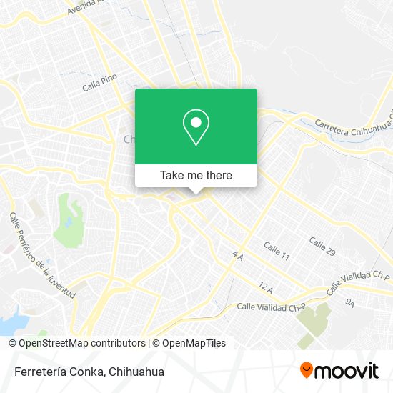 Mapa de Ferretería Conka