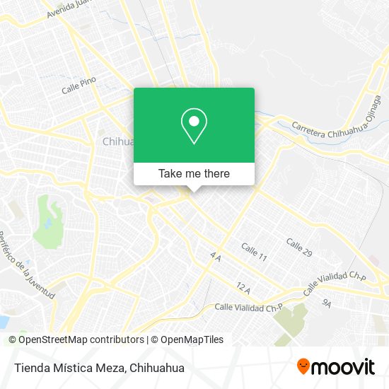 Tienda Mística Meza map