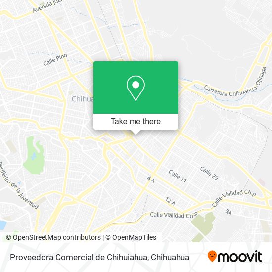 Mapa de Proveedora Comercial de Chihuiahua